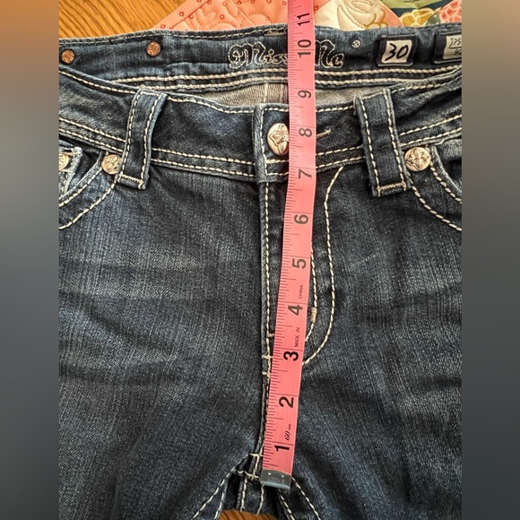 Miss Me Embellished Angel Wings Mid Rise Boot Jeans 30/34*** 😇 - Picture 7 of 15